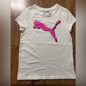 Classic Girls Puma Tee Shirt Size M (10-12) NWOT